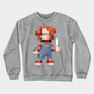 Chucky low-res pixelart Crewneck Sweatshirt